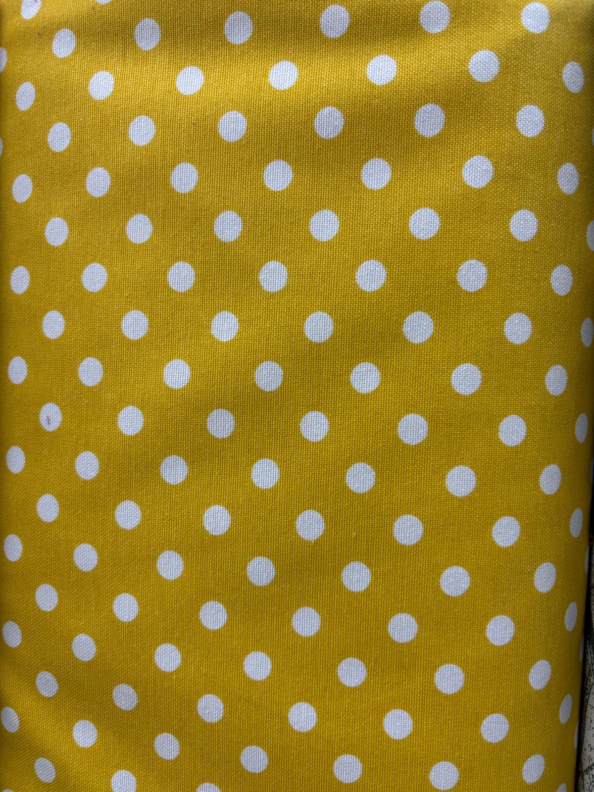 קנבס נקודות צהוב