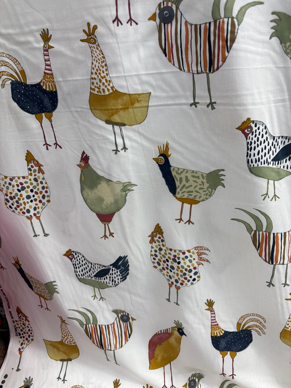 כותנה ילדים עופות