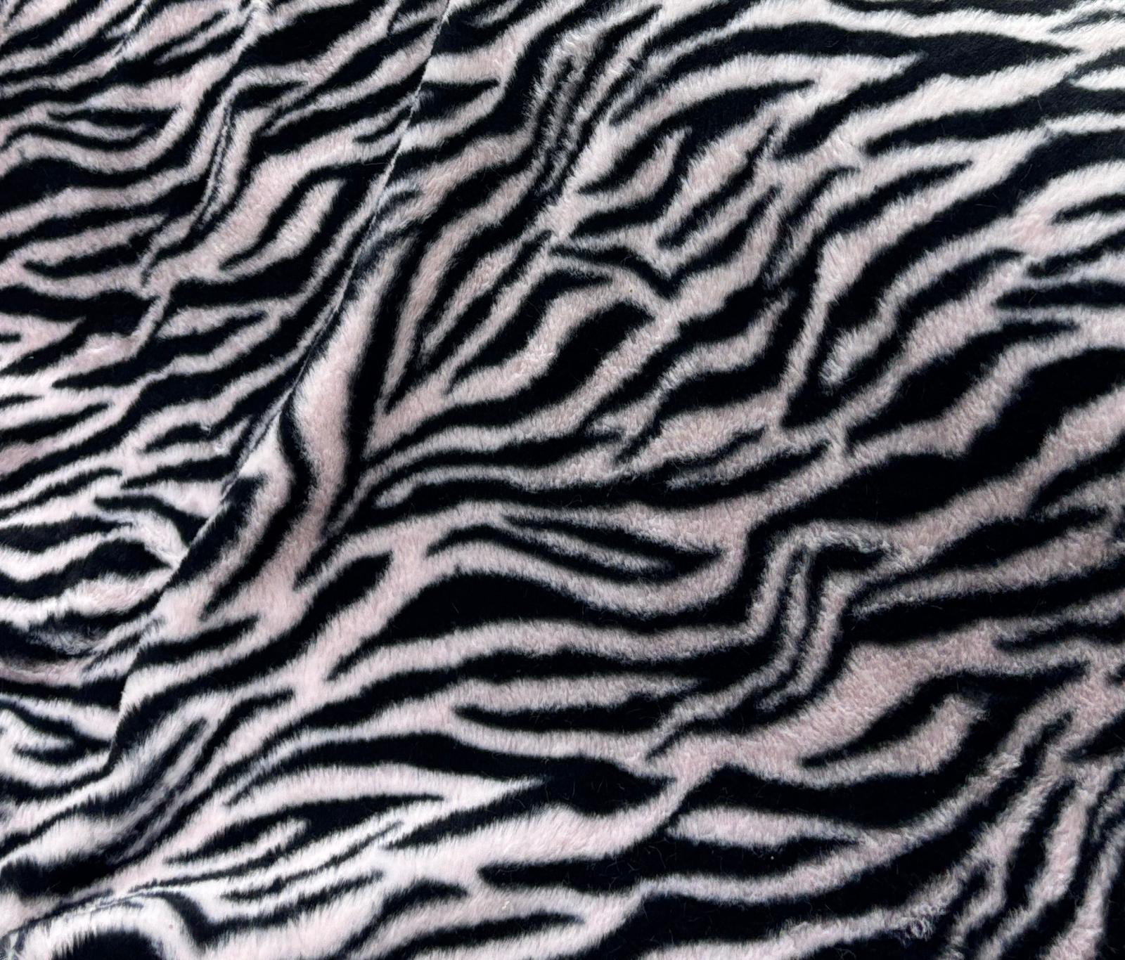 בד פרווה זברה רקע ורדרד