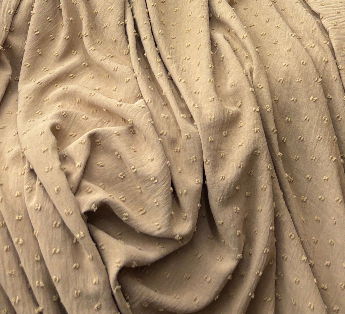 בד קרפ בליטות עדינות 