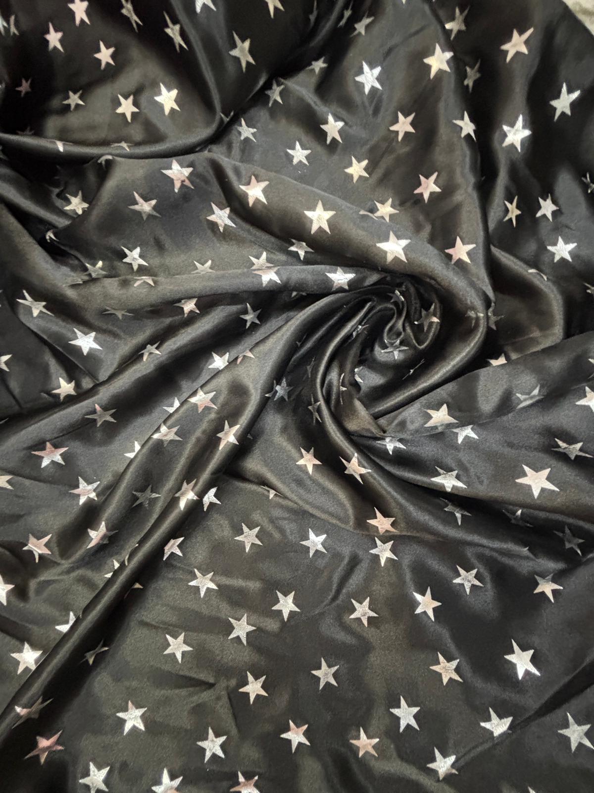 בד סאטן מודפס 