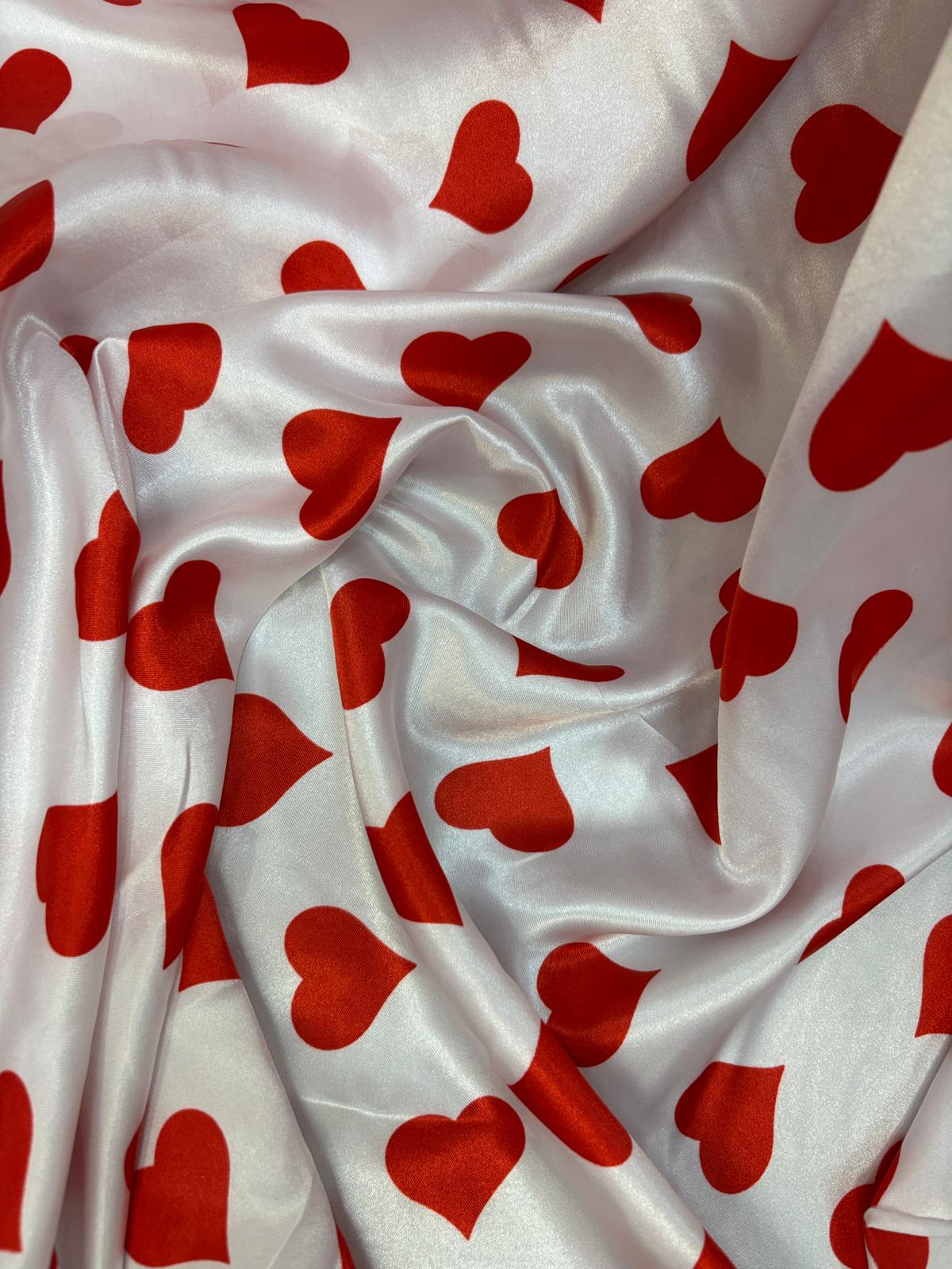 בד סאטן מודפס 