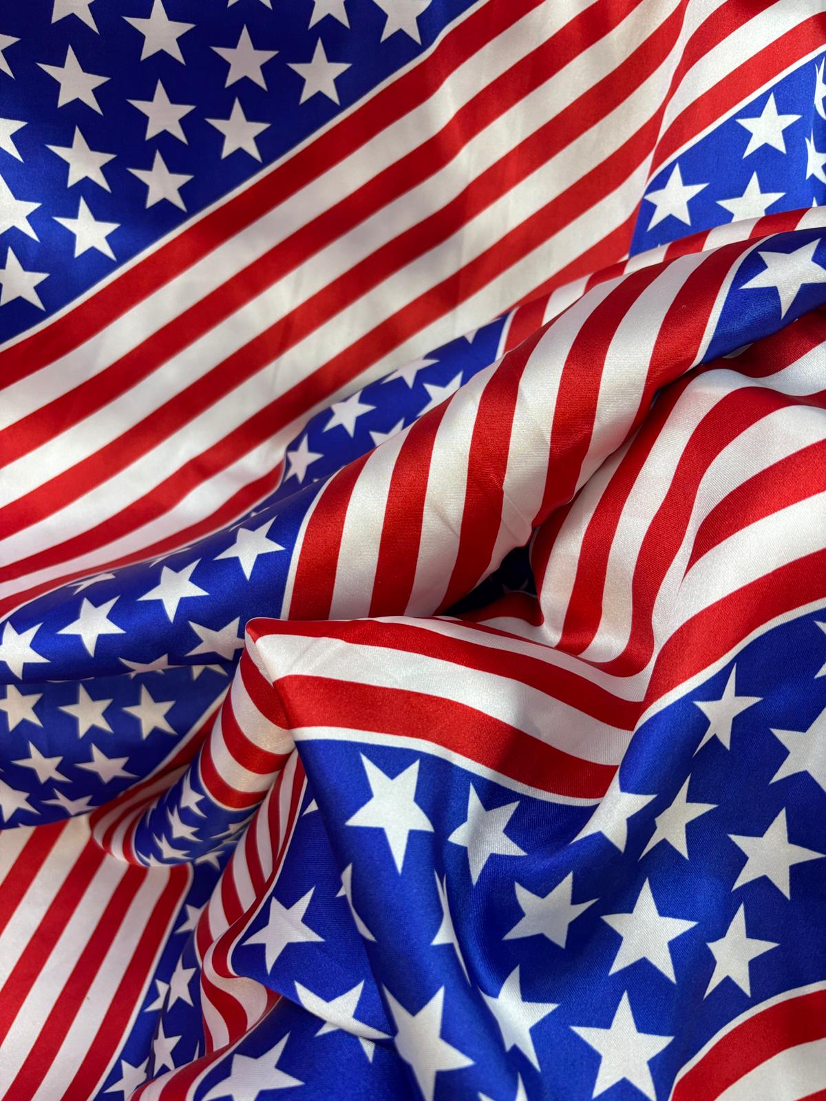 בד סאטן מודפס 