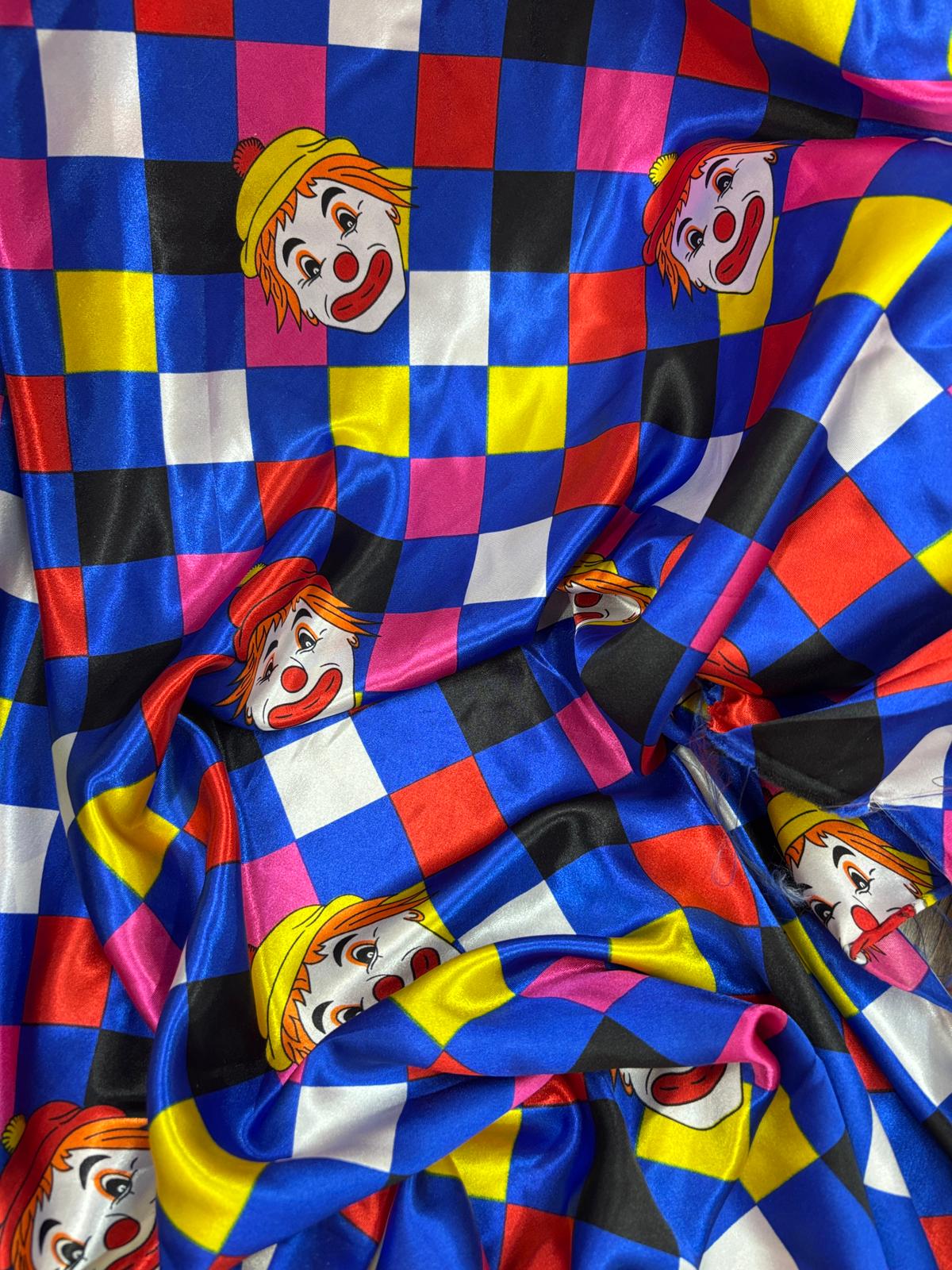 בד סאטן מודפס 