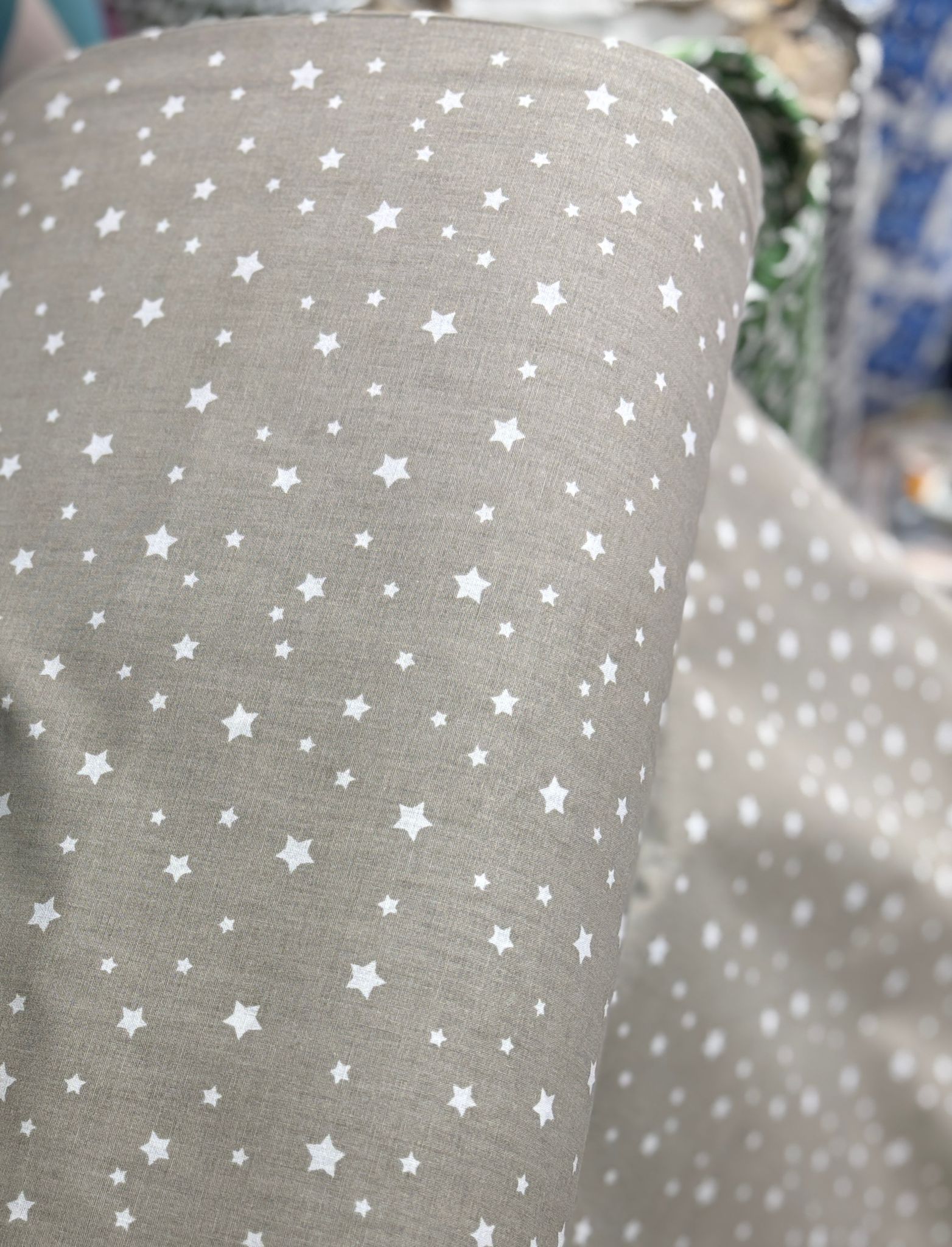 בד כותנה כוכבים